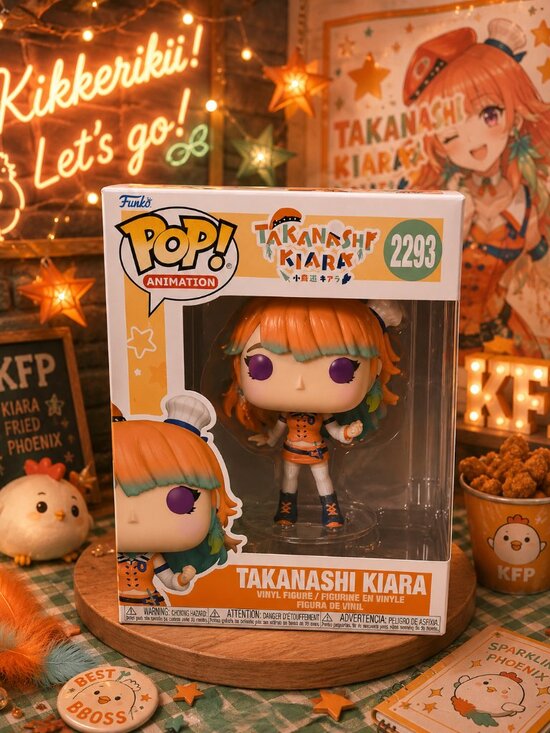 Funko Other - Funko Pop Takanashi Kiara #2293 Hololive Animation New In Box